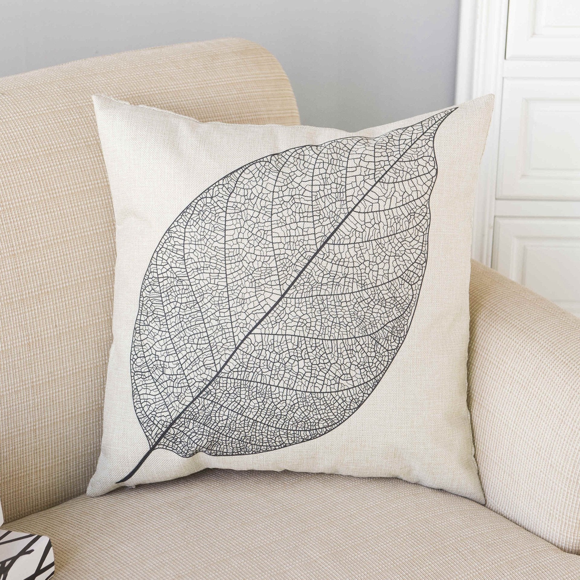 Lost in Leaves Printed Pillow Covers-Theone Apparel