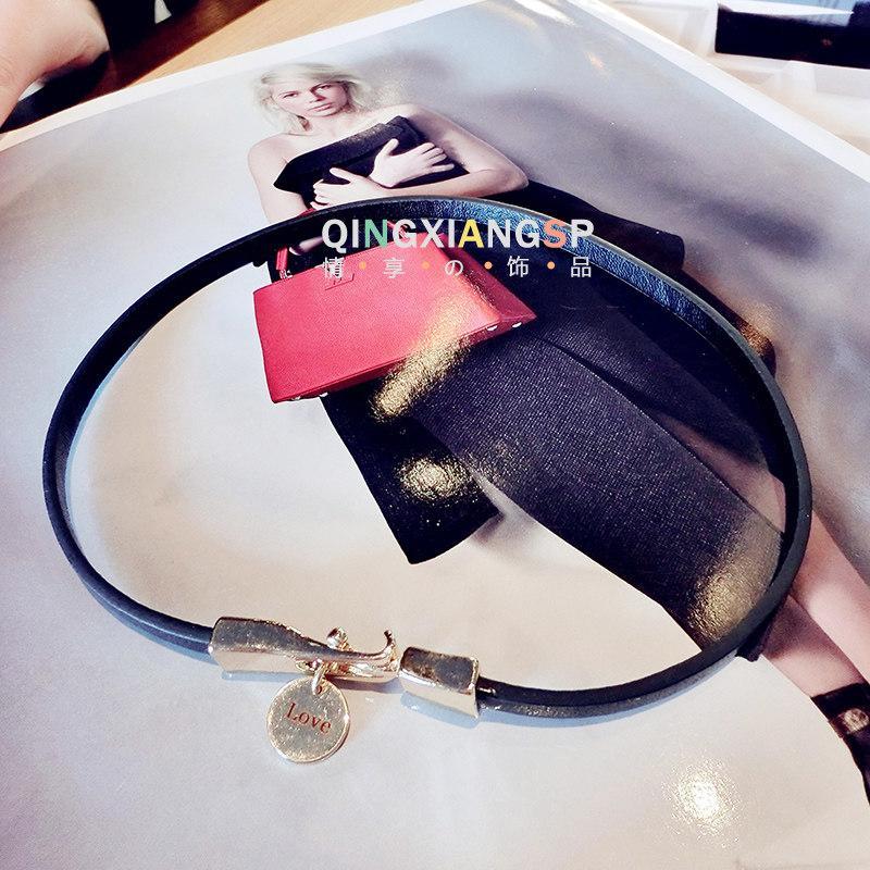 Love Medallion Leatherette Bracelet-Theone Apparel