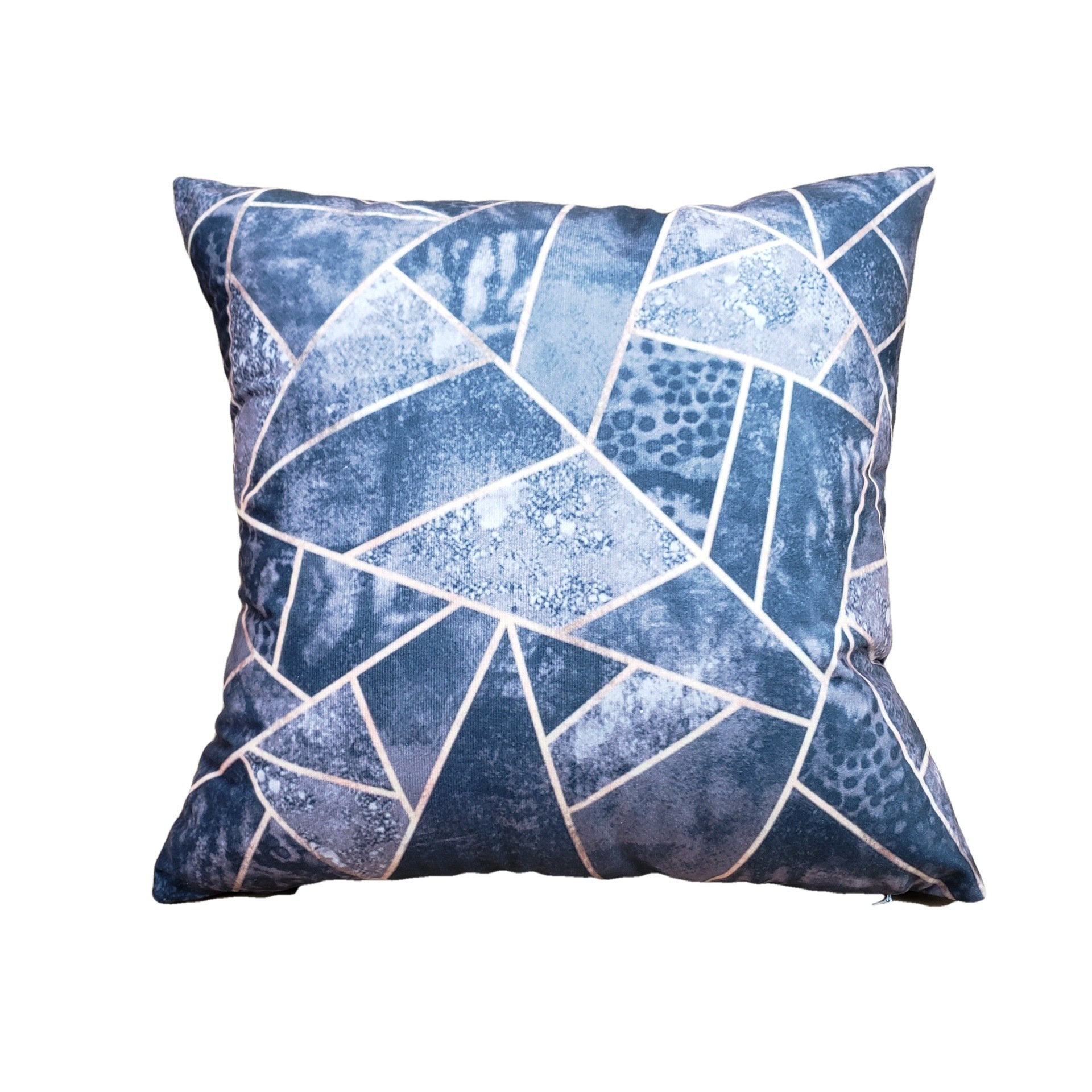 Luxurious Geo Spliced Pillow Covers-Theone Apparel