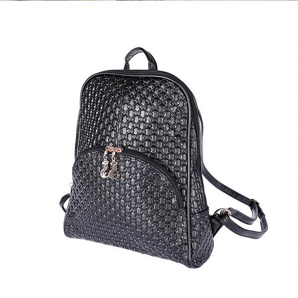 Metallic Magic Backpack Purse-Black-Theone Apparel