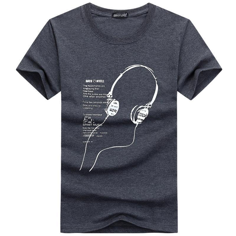 Music is Life Headphone Shirt-Theone Apparel