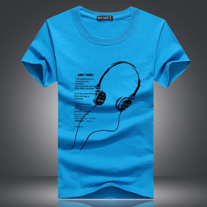 Music is Life Headphone Shirt-Theone Apparel