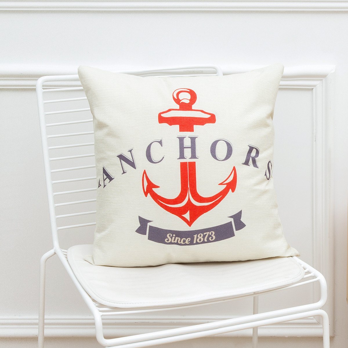 Nautical Navy Inspired Pillow Covers-601-0020-S5-Theone Apparel