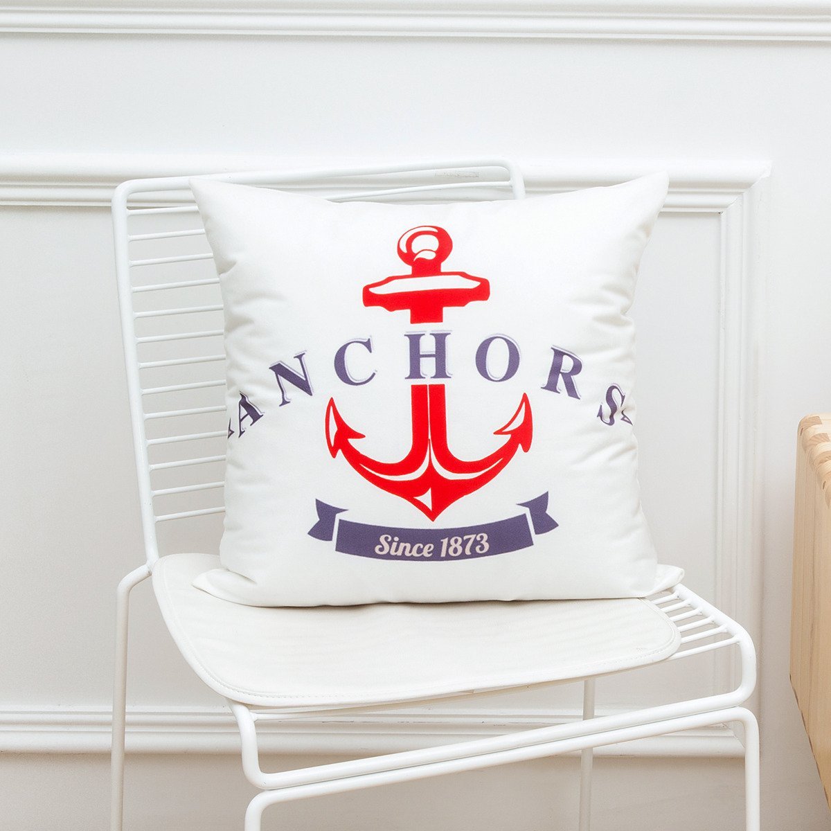 Nautical Navy Inspired Pillow Covers-601-0020-S7-Theone Apparel