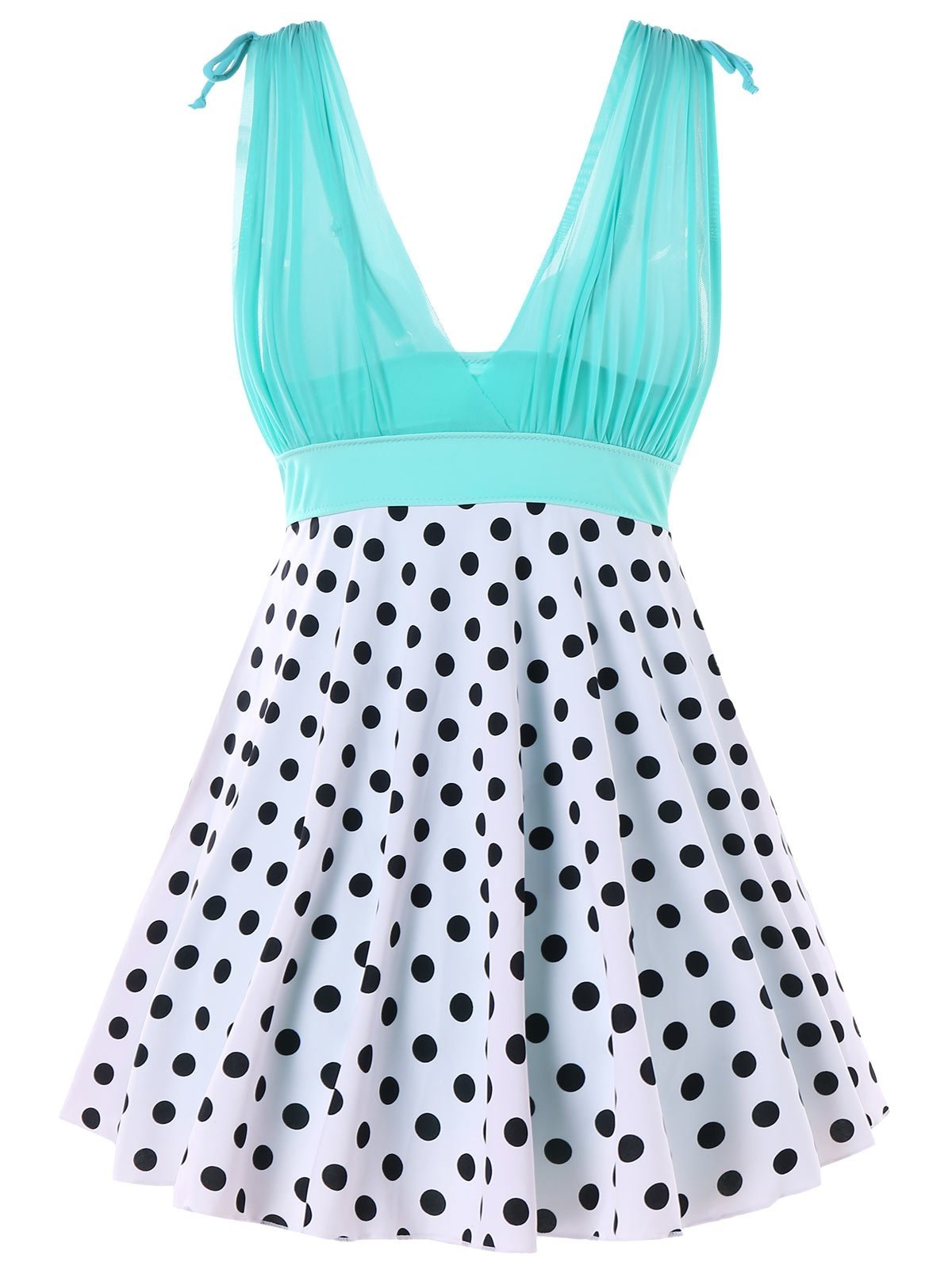 One Piece Polka Dot Swimwear