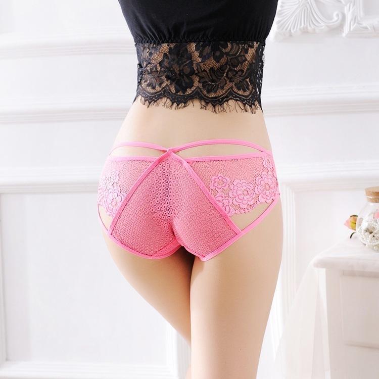 Peekaboo Eyelet Lace Strap Panty-Theone Apparel
