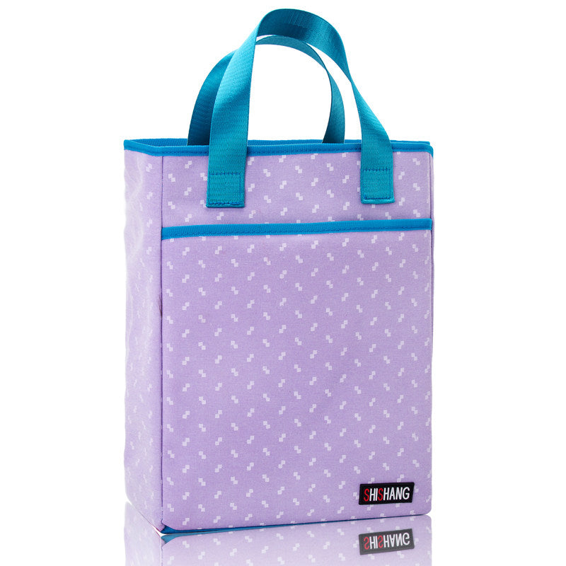 Preppy Print Extra Tall Tote Bags-Theone Apparel