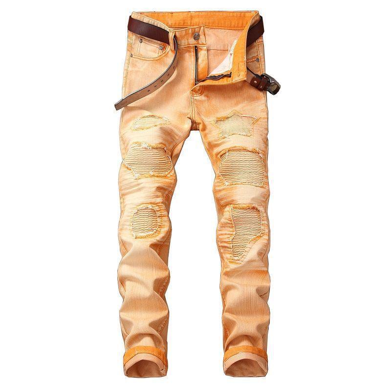 Ripped Skinny Jeans with Belt-Theone Apparel