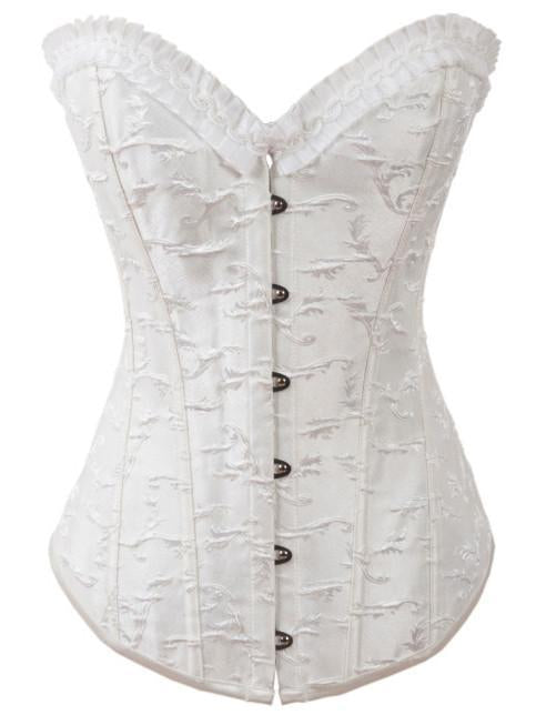 Ruffled Sweetheart Corset Top - Theone Apparel
