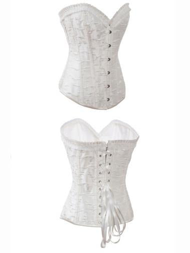 Ruffled Sweetheart Corset Top - Theone Apparel
