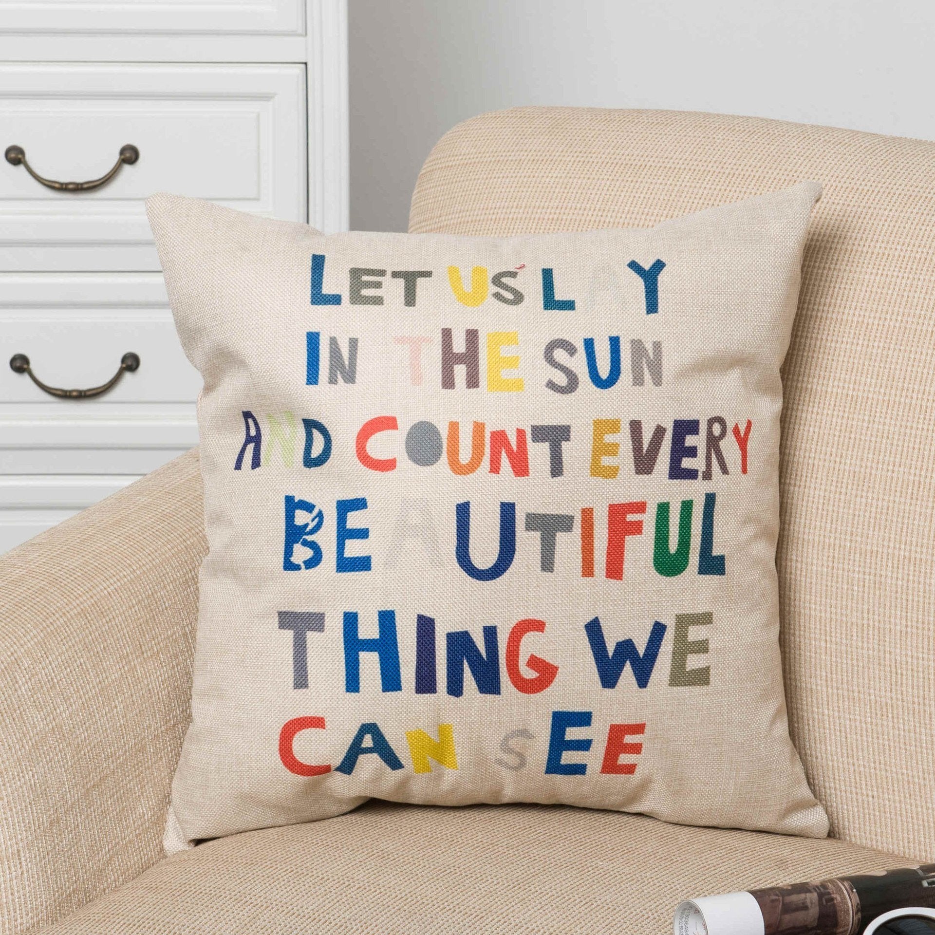 Say it With Words Pillow Covers-Theone Apparel