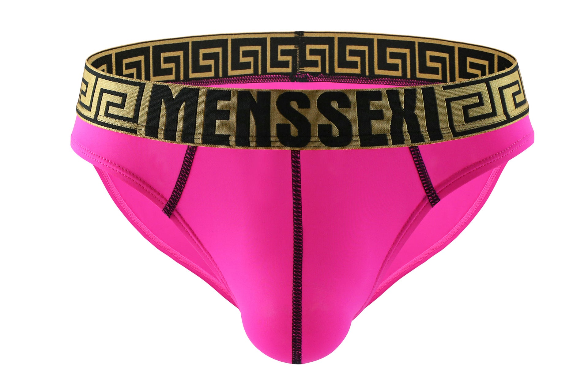 Silk Triangle Men's Underwear-Pink-Theone Apparel