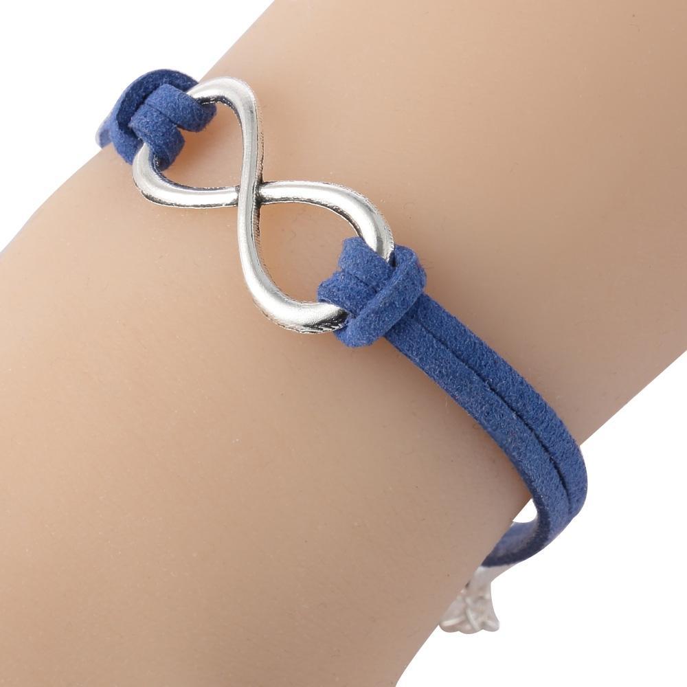 Simple Woolen Bracelet For Ladies-Blue-Theone Apparel