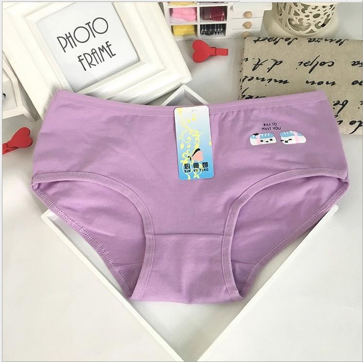 Smooth Stretchy Black Hipster Panty-Light Purple-Theone Apparel
