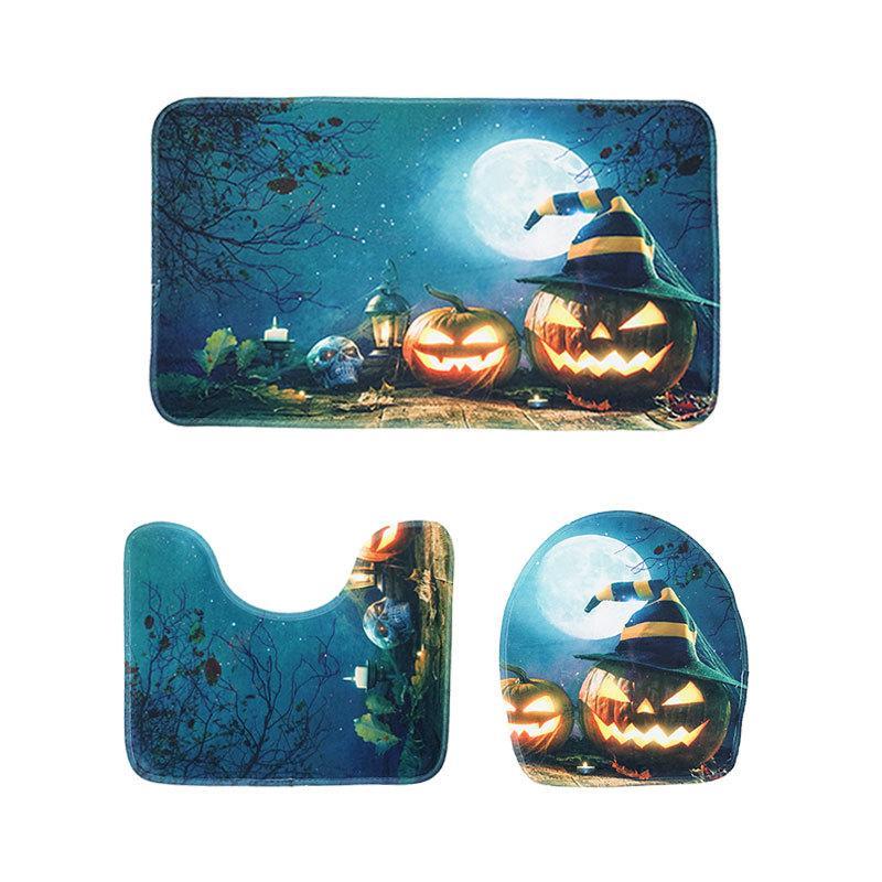 Spooky Halloween Dreams Bath Mat Set-Theone Apparel