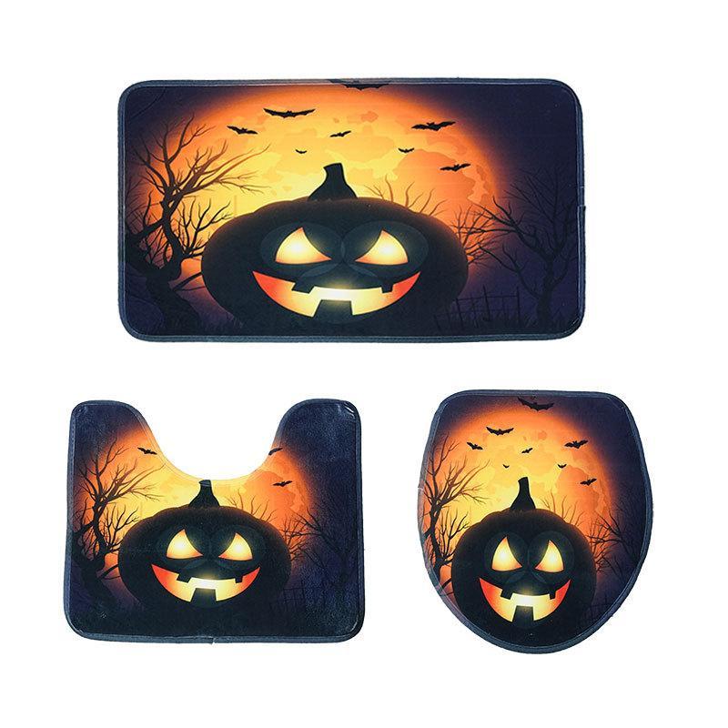 Spooky Halloween Dreams Bath Mat Set-Theone Apparel
