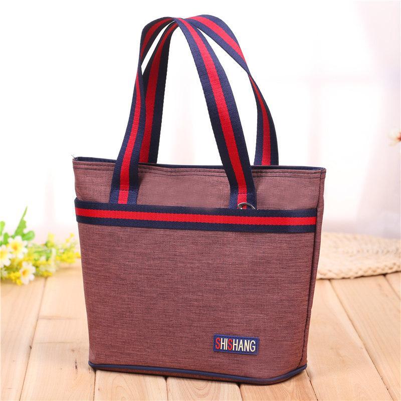 Strappy Shopper Tote Handbag-Theone Apparel