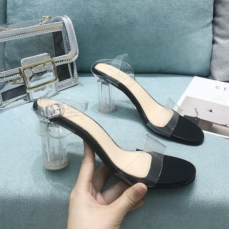 Transparent Clear Illusion Pump Heels-Theone Apparel