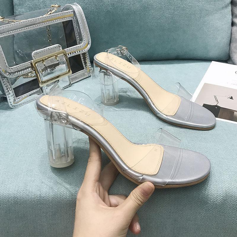 Transparent Clear Illusion Pump Heels-Theone Apparel