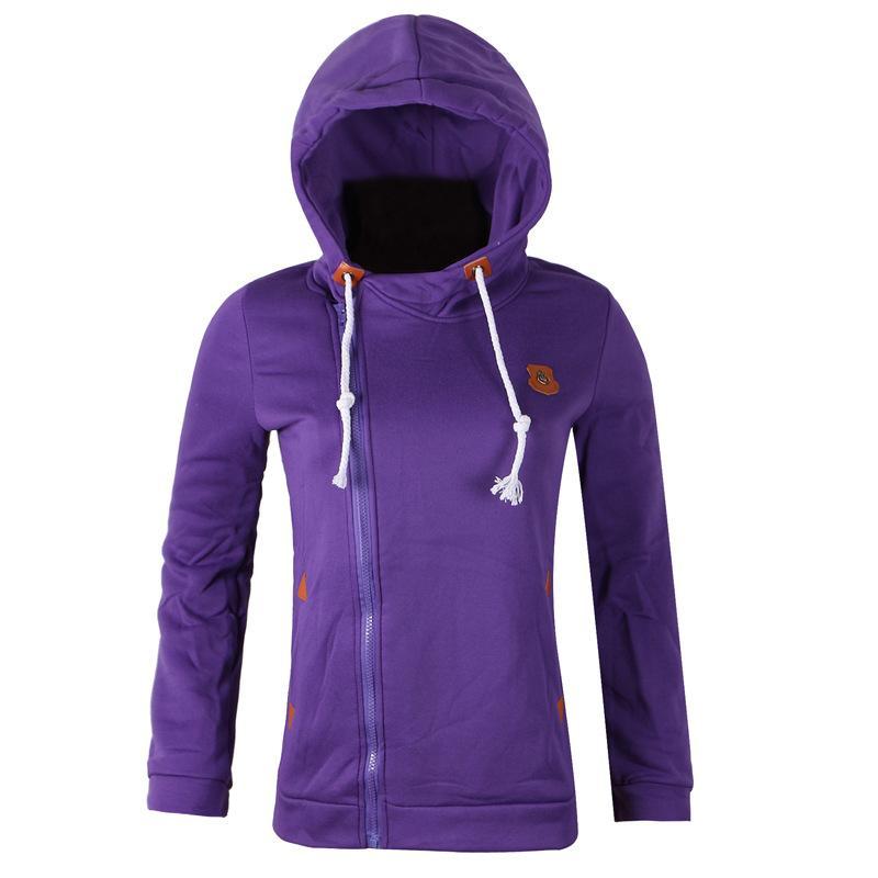 Trendy Side Zip Drawstring Hoodie-Theone Apparel