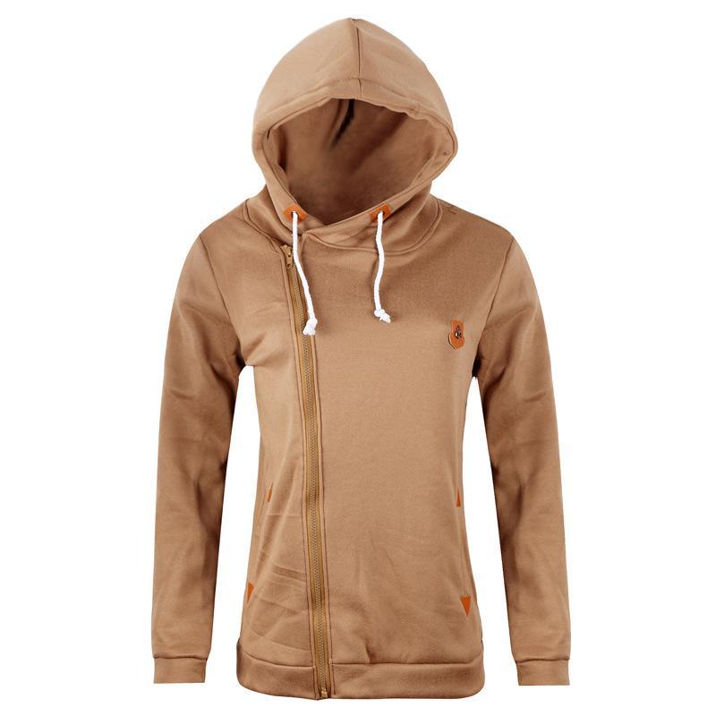 Trendy Side Zip Drawstring Hoodie-Theone Apparel