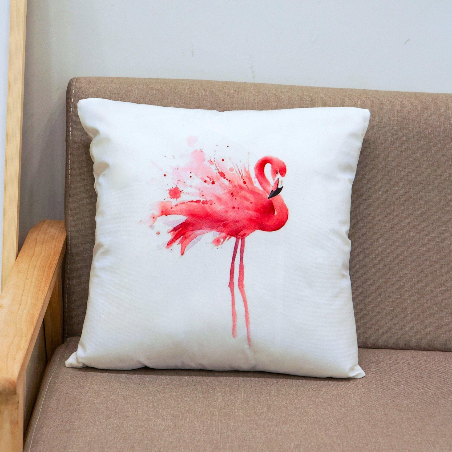 Tropical Pink Flamingo Pillow Covers-Theone Apparel