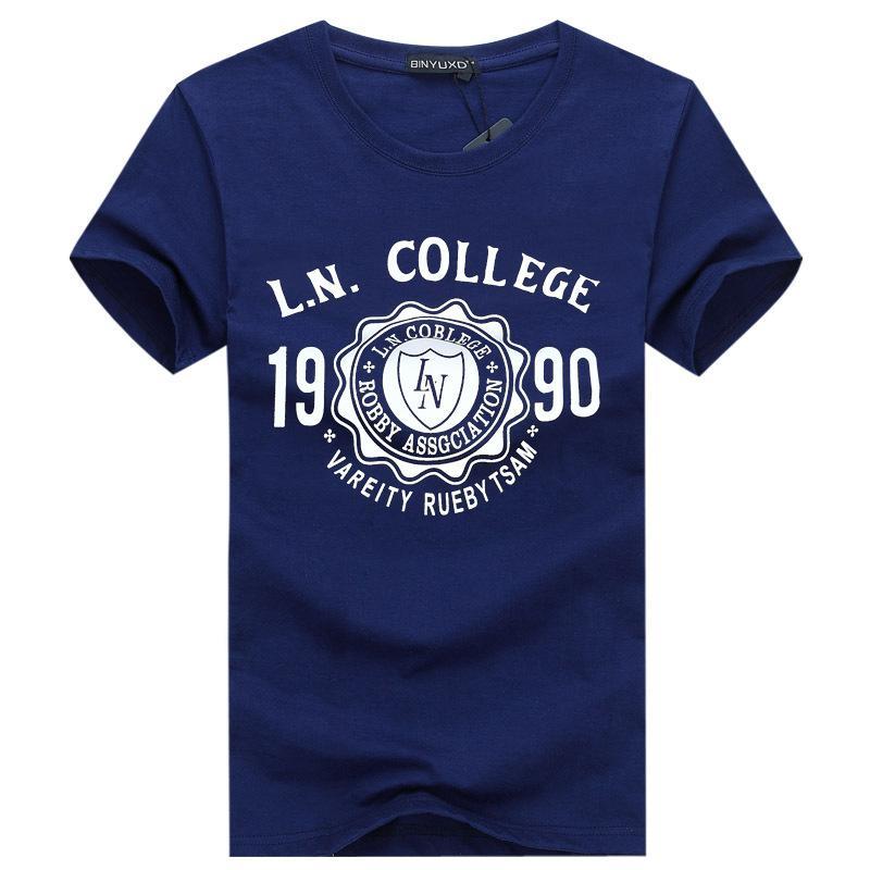 Varsity Co Ed College Shirt-Dark Blue-Theone Apparel