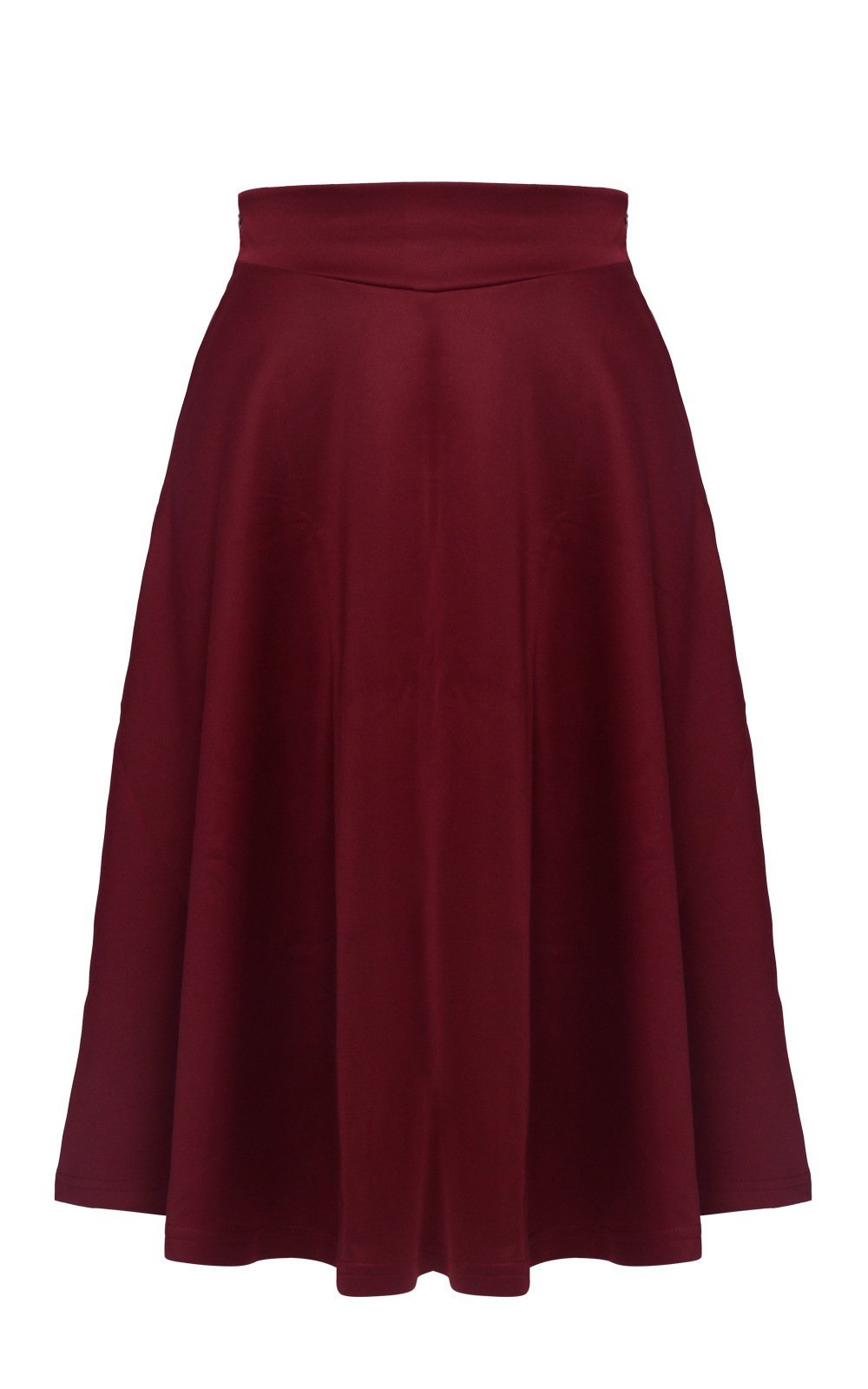 Wide Band Tea Length Skirt-Theone Apparel