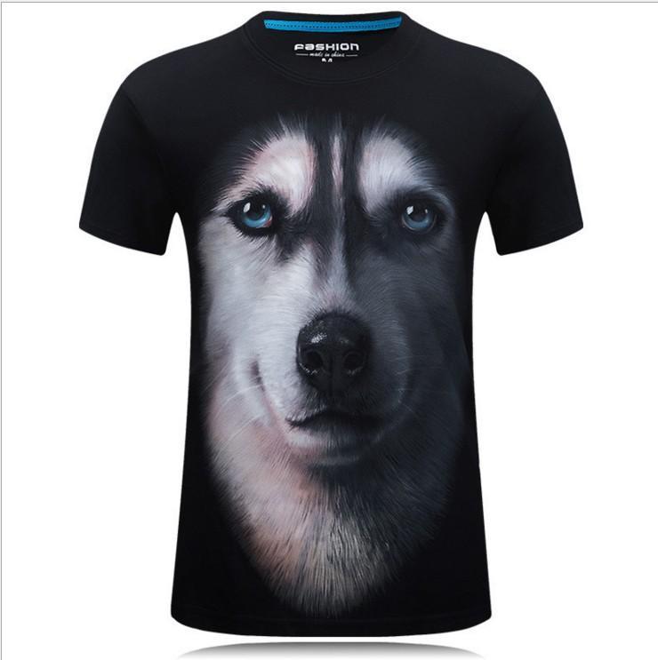 Wolf Pup Big Face Short Sleeve Tee-Theone Apparel